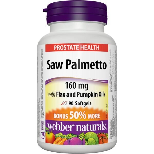 men's health-WEBBER NATURALS SAW PALMETTO 160Mg , 90,  decrease in libido-WEBBER NATURALS SAW PALMETTO 160Mg , 90, increased prostate size-WEBBER NATURALS SAW PALMETTO 160Mg , 90 , hair loss-WEBBER NATURALS SAW PALMETTO 160Mg , 90