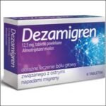 Migraine headaches - Aflofarm Dezamigren 12.5mg 6 tablets