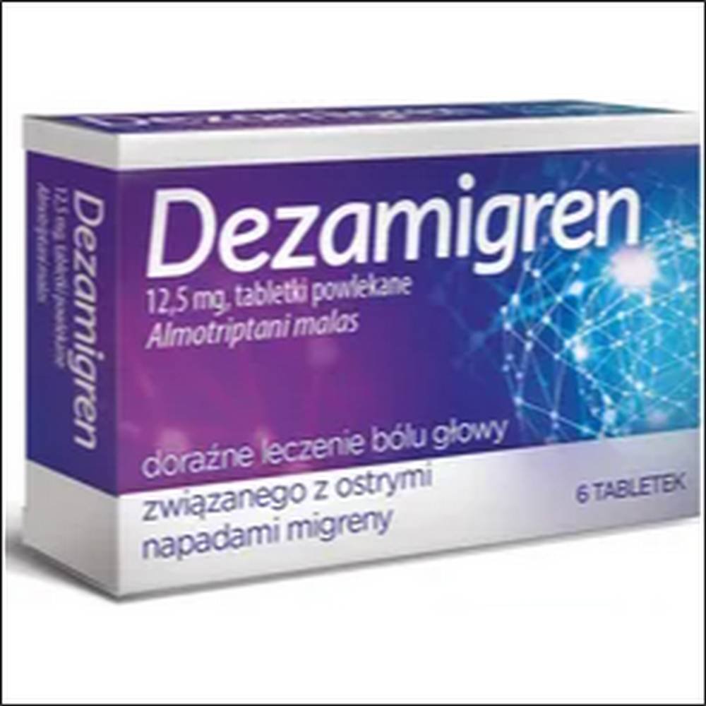 aflofarm dezamigren 125mg 6 tablets Migraine headaches - Aflofarm Dezamigren 12.5mg 6 tablets