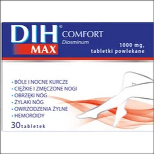 Chronic venous insufficiency - Dih Max Comfort 1000 Mg 30 Tablets