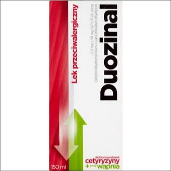 Runny nose - Duozinal allergy syrup 150 ml