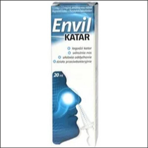 Nasal congestion - Envil Qatar 1.5mg + 2.5mg/ml nasal spray 20ml