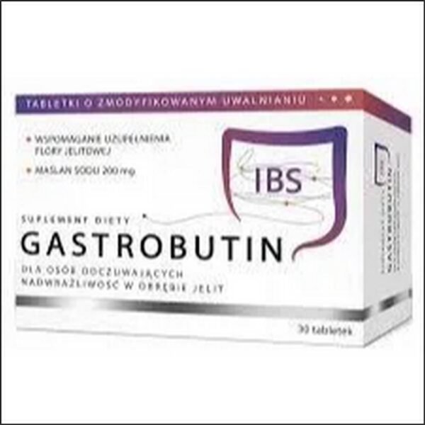 Irritable Bowel Syndrome (IBS) symptoms - Hasco Gastrobutin IBS 30 tablets