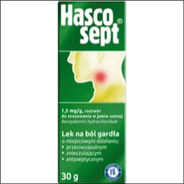 Minor skin wound infections - Hascosept aerosol 30g