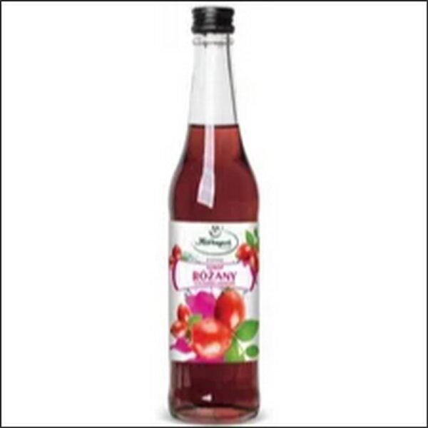 Lack of natural floral flavor in drinks and desserts - Herbapol Rose Syrup with Petals and Fruits 420ml