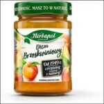 Excessive sugar intake - Delicious reduced-sugar Herbapol Peach Jam 280g – fruity taste, perfect for breakfast or desserts.