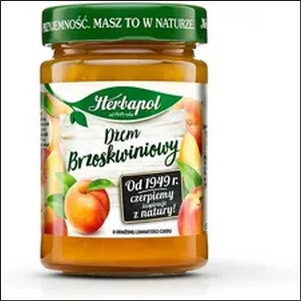 herbapol_peach_jam_280g Excessive sugar intake - Delicious reduced-sugar Herbapol Peach Jam 280g – fruity taste, perfect for breakfast or desserts.