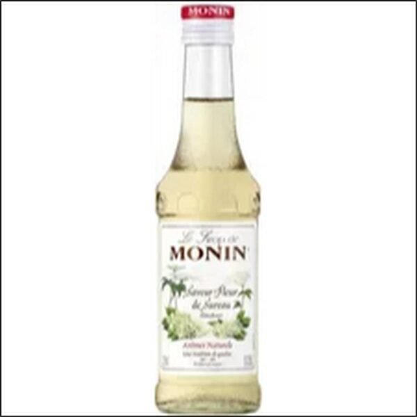 Lack of natural floral flavor in beverages - Monin Elderflower Syrup 0.25l Elderflower