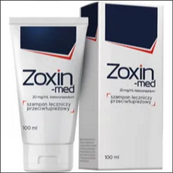 Dandruff flakes - Zoxin-med Anti-dandruff Shampoo 100ml