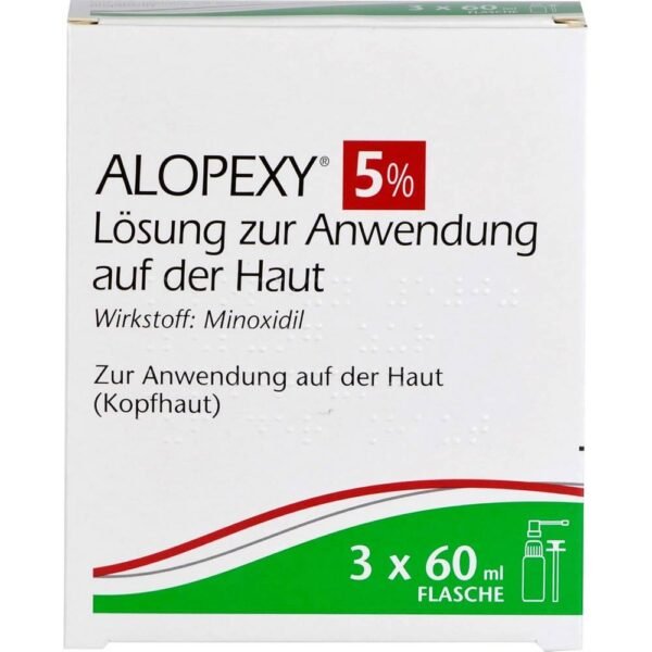 Hair growth - Alopexy 5%,  Skin care - Alopexy 5%
