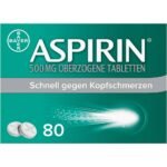 Aspirin überzogene Tabletten