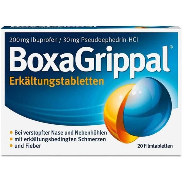 Boxagrippalfilm-coated tablets