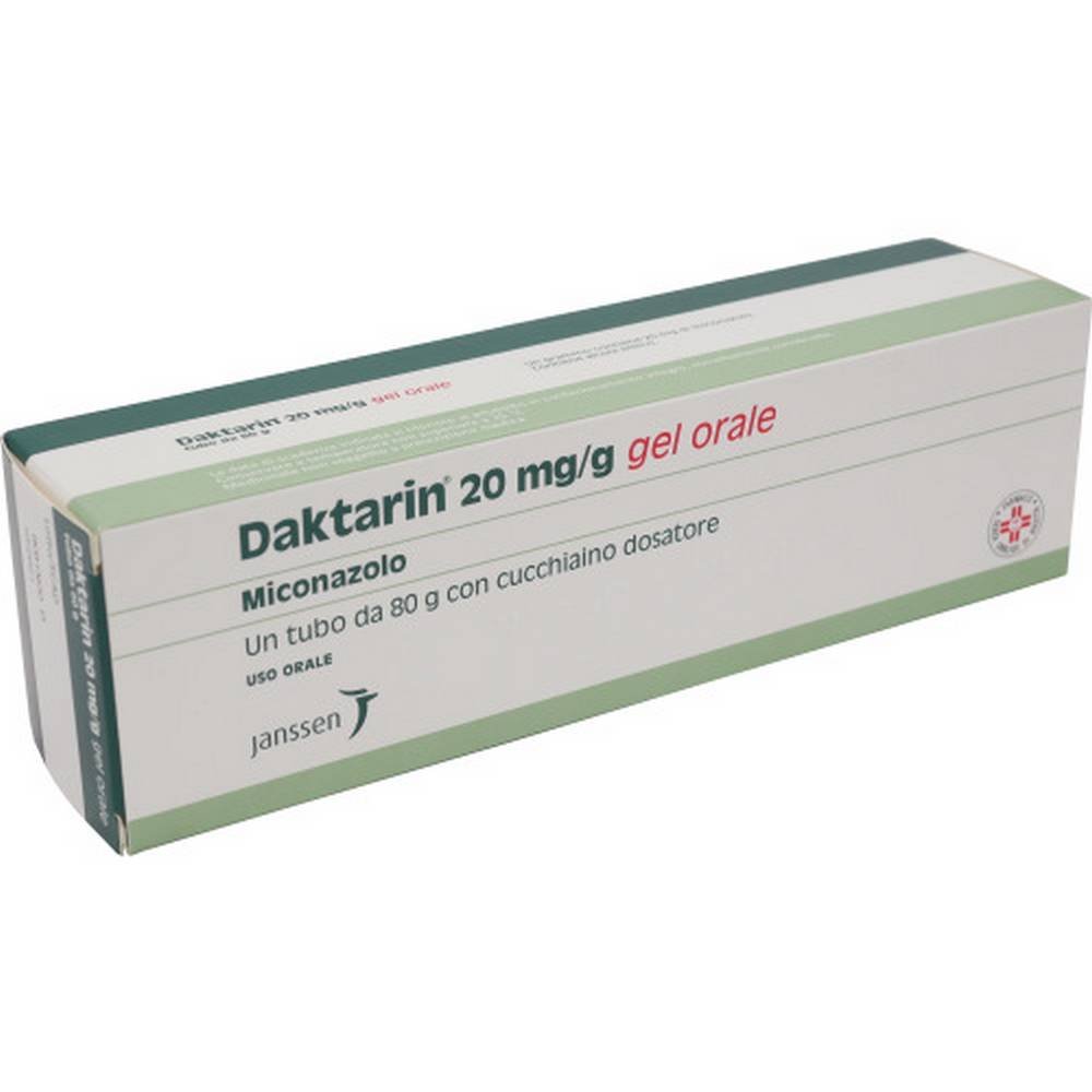 daktarin 20 mgg oral gel 80g Janssen Daktarin 20mg/g gel
