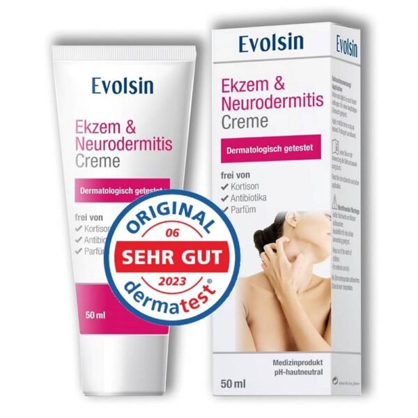 Eczema - Evolsin® Ekzem & Neurodermitis Crème, Dry skin - Evolsin® Ekzem & Neurodermitis Crème