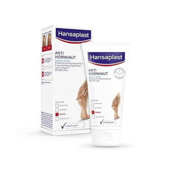 Softens Hard Skin-Hansaplast Anti Hornhaut Intensiv-Creme,Moisturizes-Hansaplast Anti Hornhaut Intensiv-Creme,Promotes Skin Renewal-Hansaplast Anti Hornhaut Intensiv-Crème