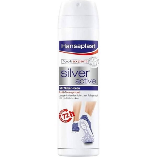Odor Control-Hansaplast Silver Active Foot Spray,Antibacterial Protection-Hansaplast Silver Active Foot Spray,Moisture Management-Hansaplast Silver Active Foot Spray
