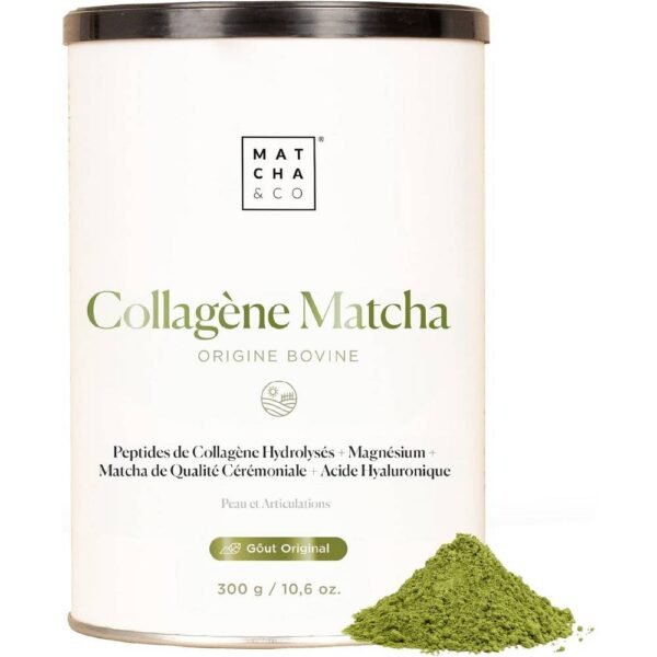 Collagen with Magnesium Matcha Tea
