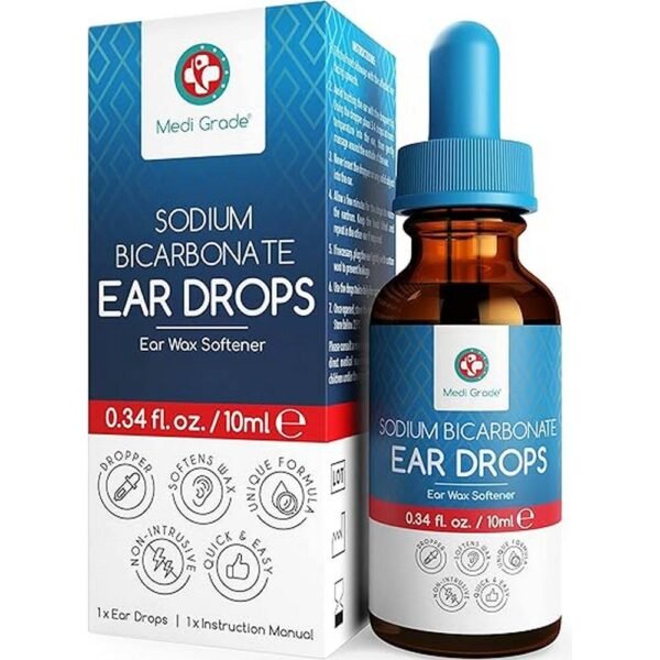 earwax-Medi Grade Sodium Bicarbonate Ear Drops,