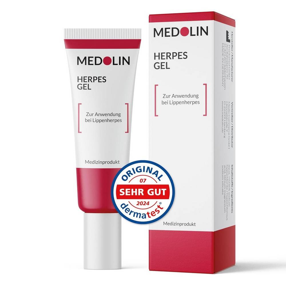 medolin® herpesgel 8 ml Herpes - Medolin® Herpesgel, Skin care -Medolin® Herpesgel