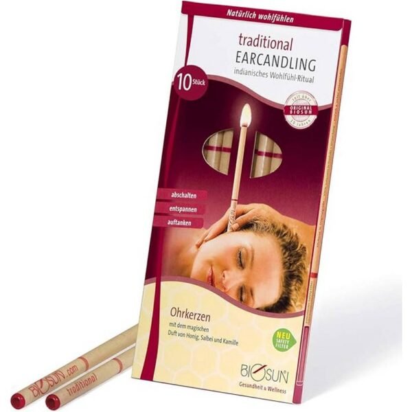 Earwax Removal-Original Biosun Traditional Ear Candles,