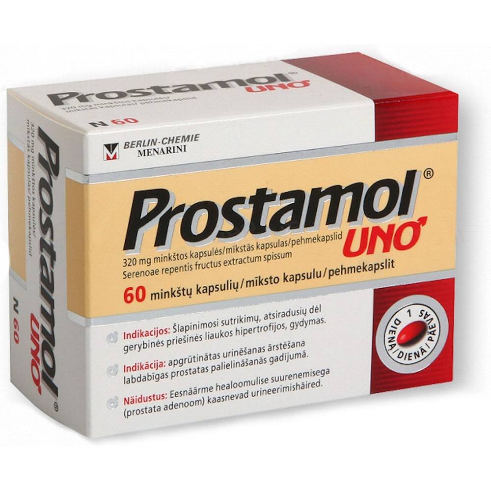 prostamol uno 60 capsules Urinary incontinence - PROSTAMOL UNO