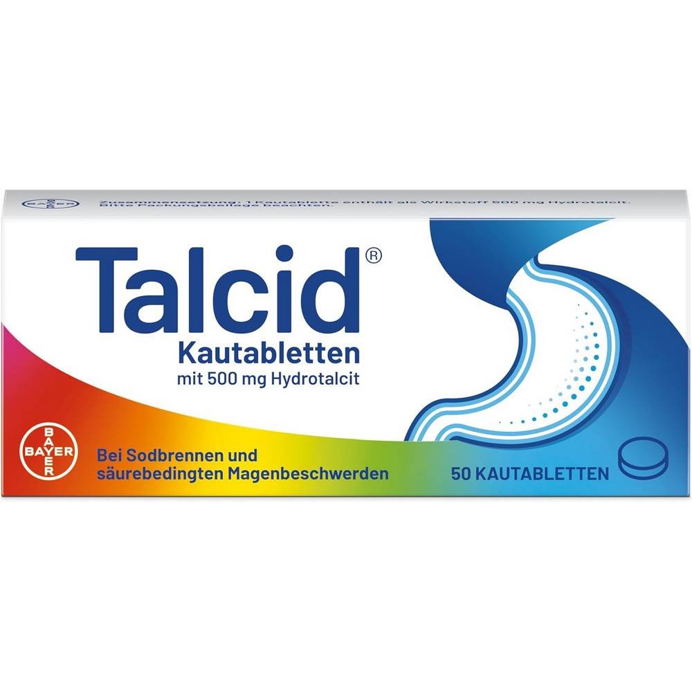 talcid kautabletten talcid chewable tablets 50 tablets Heartburn - Talcid Kautabletten