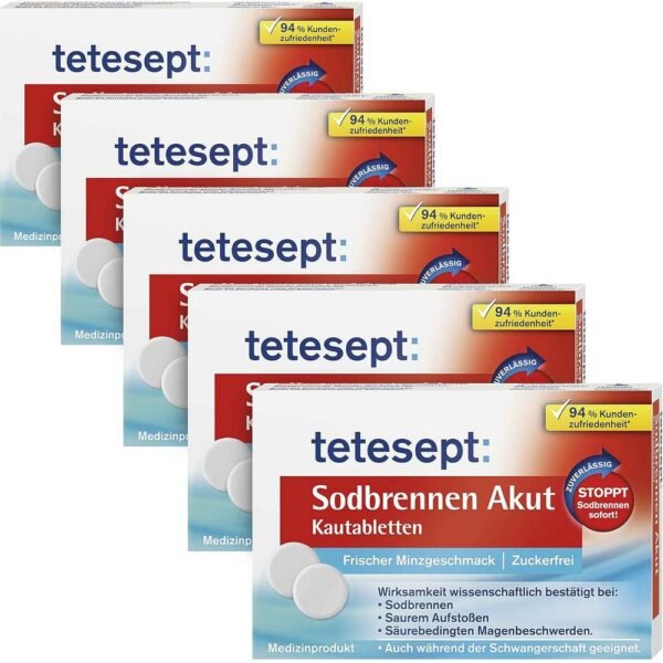 Heartburn - tetesept Sodbrennen Akut Kautabletten
