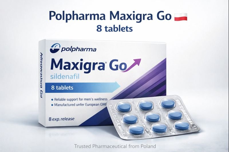 Polpharma ,Maxigra Go, 8 ,Polpharma