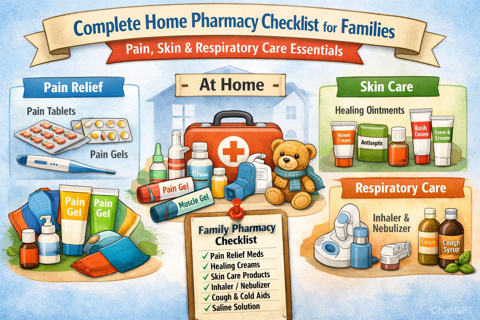 Complete Home Pharmacy Checklist